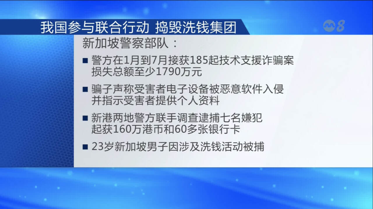 我国警方联手香港及国际刑警 捣毁跨国洗钱集团